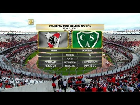 River Plate contra Sarmiento