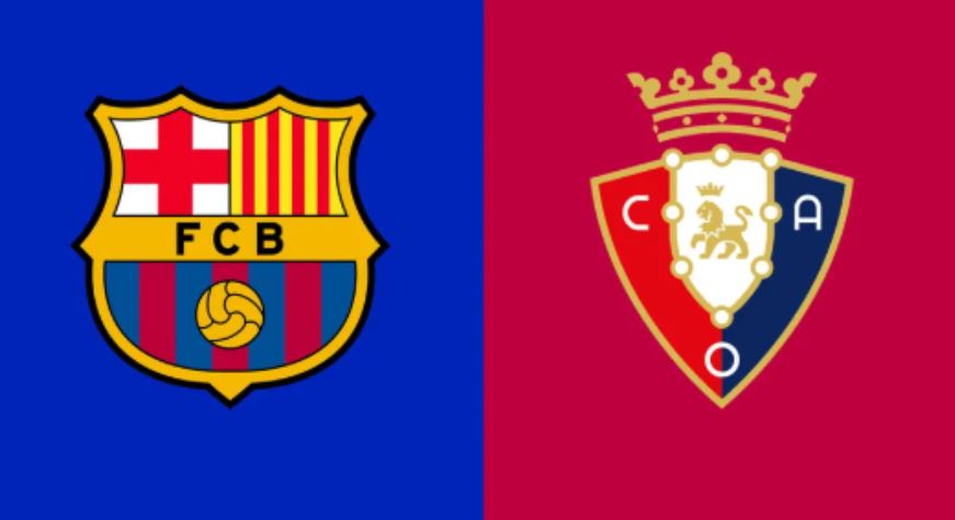 El sábado 13 de diciembre se medirán Barcelona contra Osasuna.