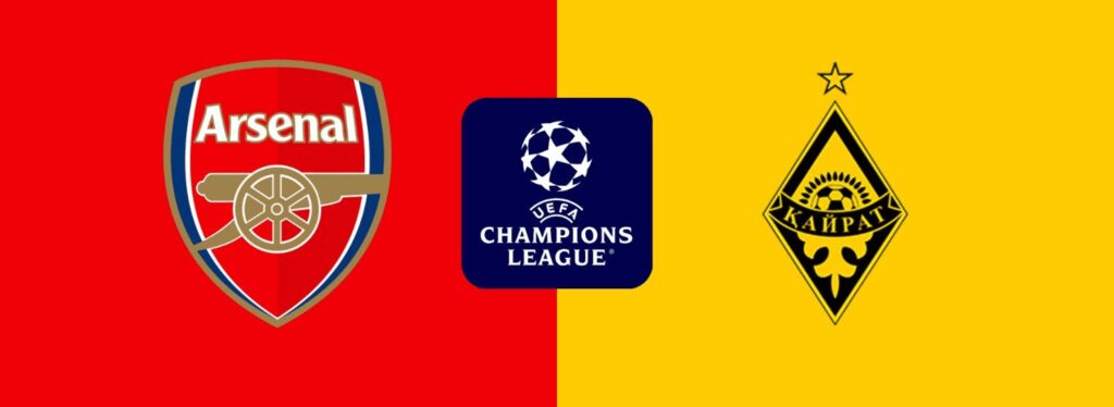 Arsenal vs Kairat Almaty – Champions League 28-01-2026