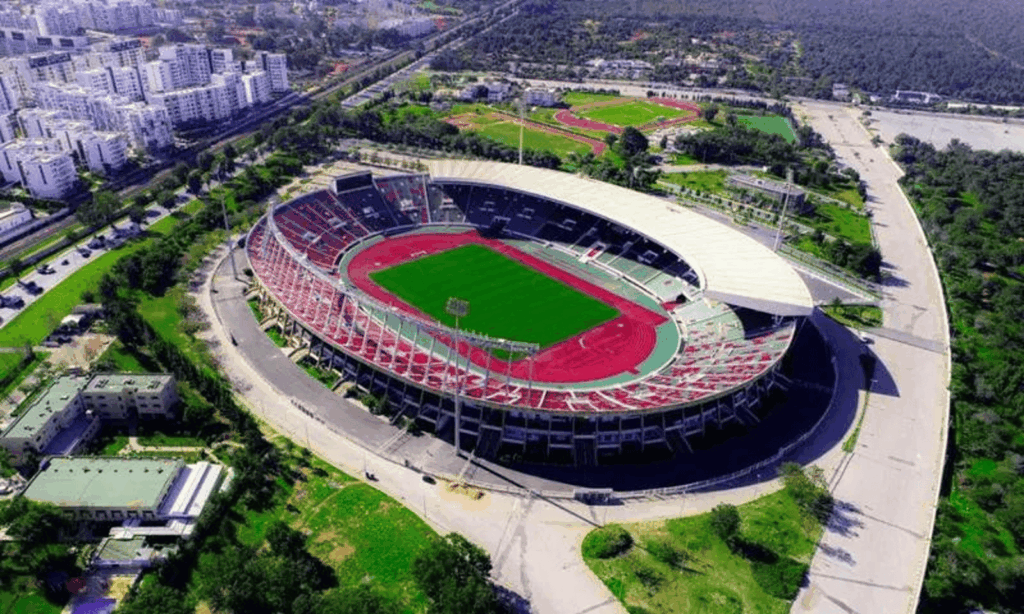 Estadio. Marruecos contra Tanzania 