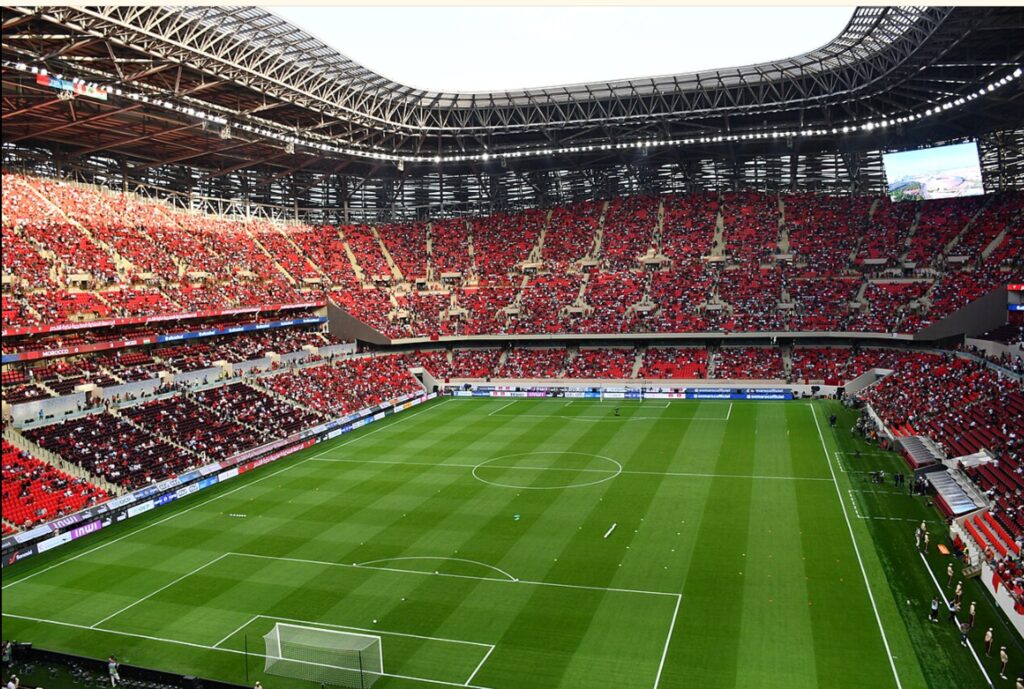 Estadio. Benin contra Botsuana