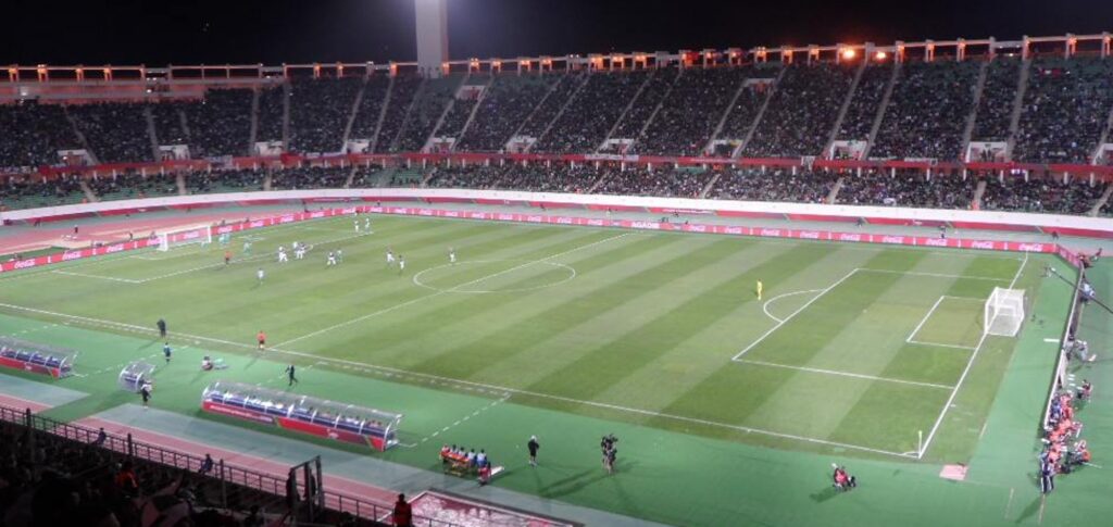 Estadio. Egipto contra Sudáfrica