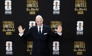 Gianni InfantinoPresidente de la FIFA, en el Sorteo del Mundial 2026.