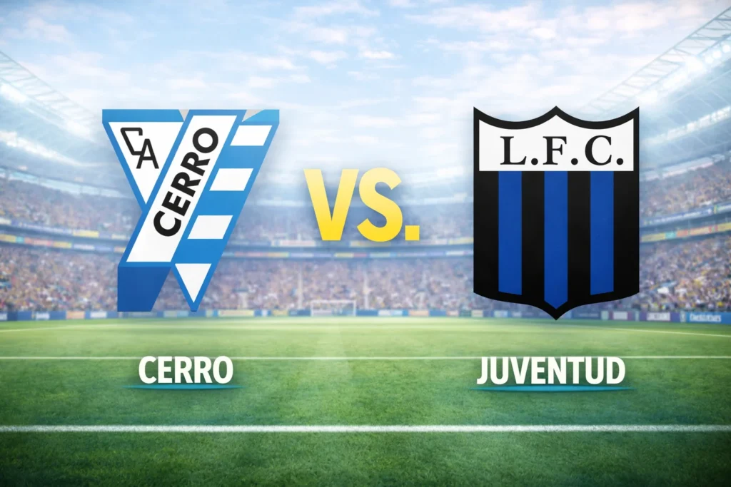 Cerro contra Liverpool –Liga Uruguaya Apertura 2026– 20 de Febrero (21:30 hora local)