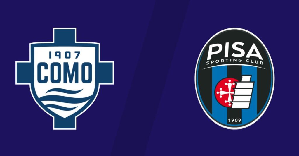 Como contra Pisa - Serie A, 22 de marzo de 2026