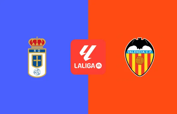Escudos Oviedo Valencia - Real Oviedo contra Valencia CF - LaLiga -14 de marzo de 2026, 18:30 h