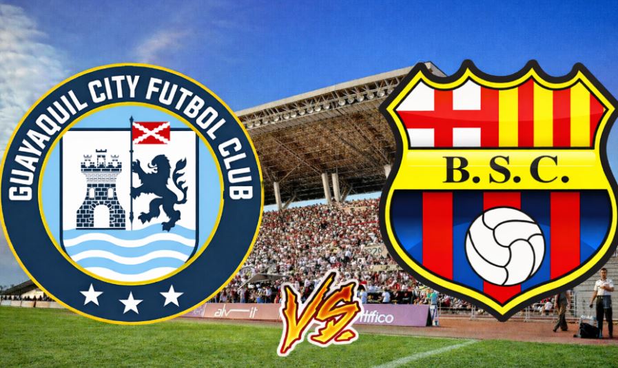 Guayaquil City contra Barcelona SC se enfrentan el domingo 15 de marzo