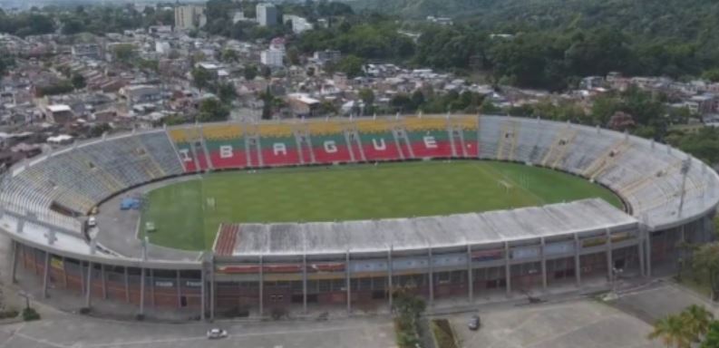 Estadio Manuel Murillo Toro de Ibagué donde se disputará el duelo entre Tolima contra Bucaramanga