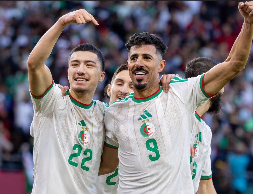 Copa Africana de Naciones Argelia celebrando