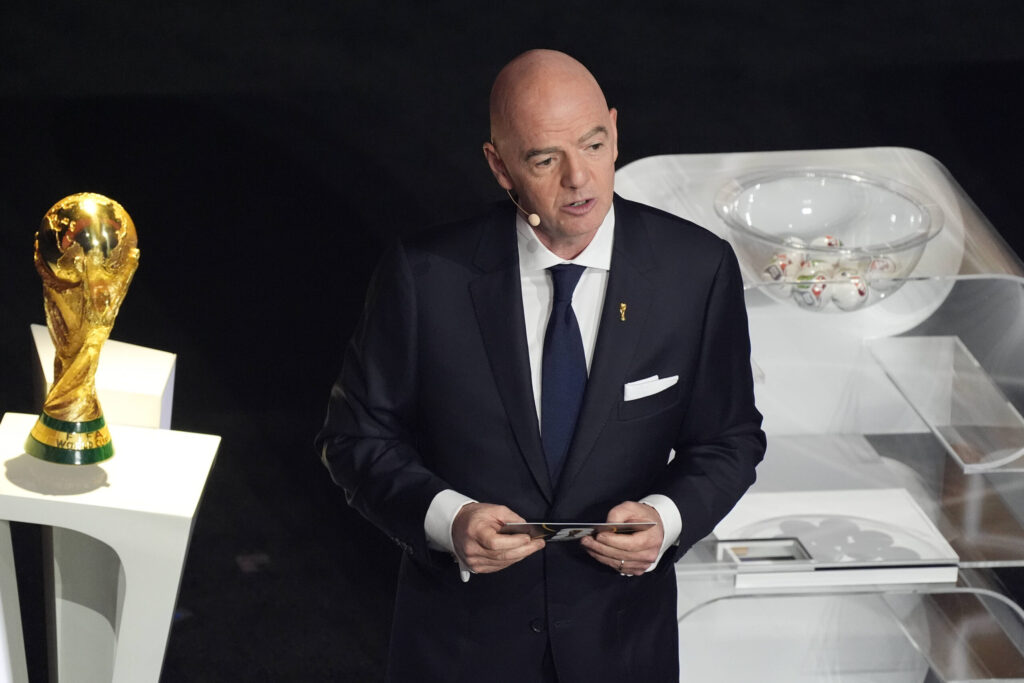 Gianni Infatino Presidente FIFA sorteo Mundial 2026