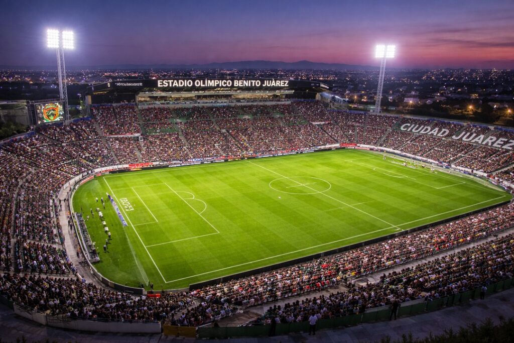 Estadio. Juárez contra Cruz Azul
