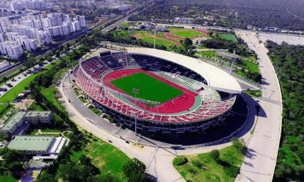 Estadio. Marruecos contra Tanzania