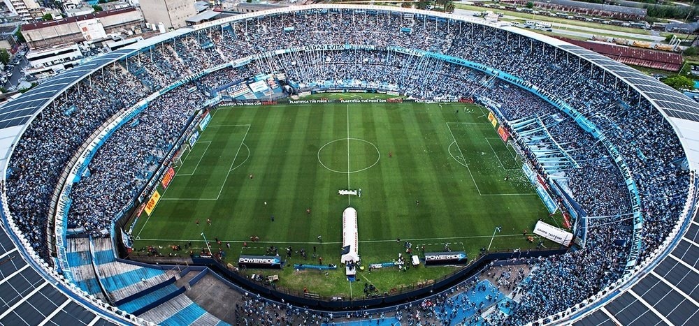 Estadio. Racing contra Rosario Central