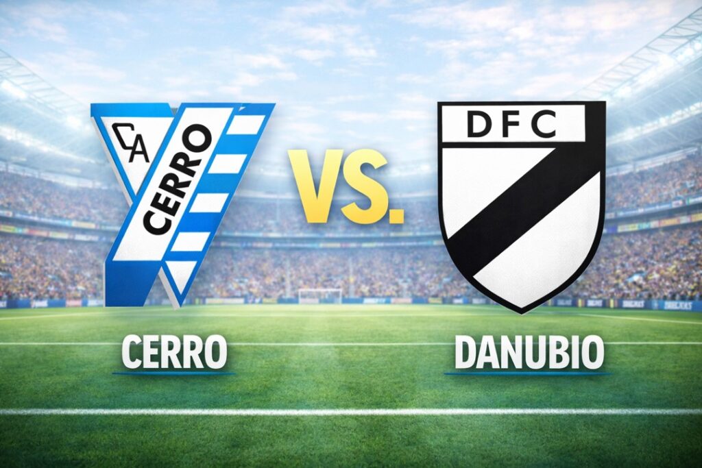 Cerro contra Danubio