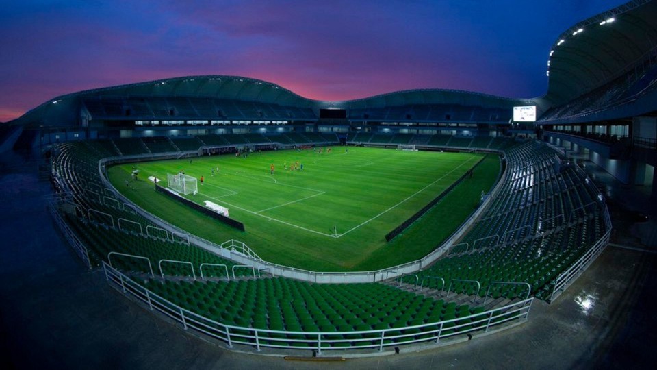Estadio. Mazatlán contra Guadalajara