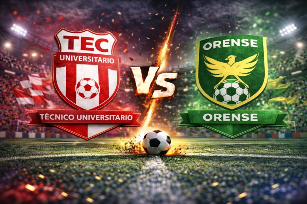 Técnico Universitario contra Orense