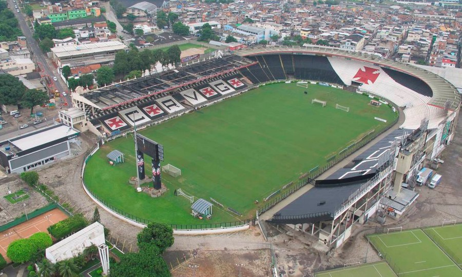 Estadio. Vasco da Gama contra Grêmio