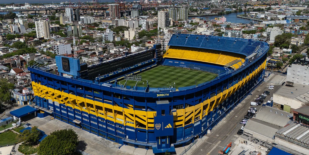 Estadio. Boca Juniors contra Barcelona SC