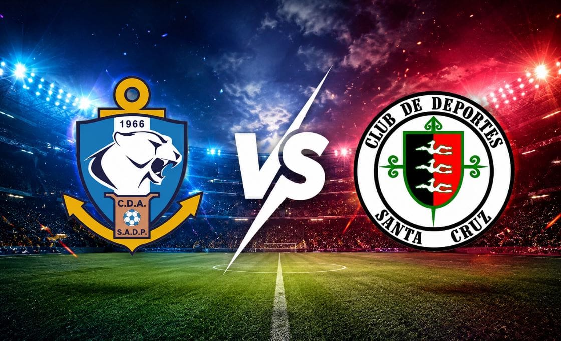Antofagasta contra Santa Cruz – 1X2, Gana Antofagasta @1.70