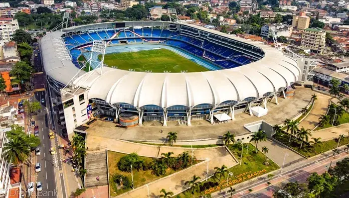 Estadio. América de Cali contra Independiente