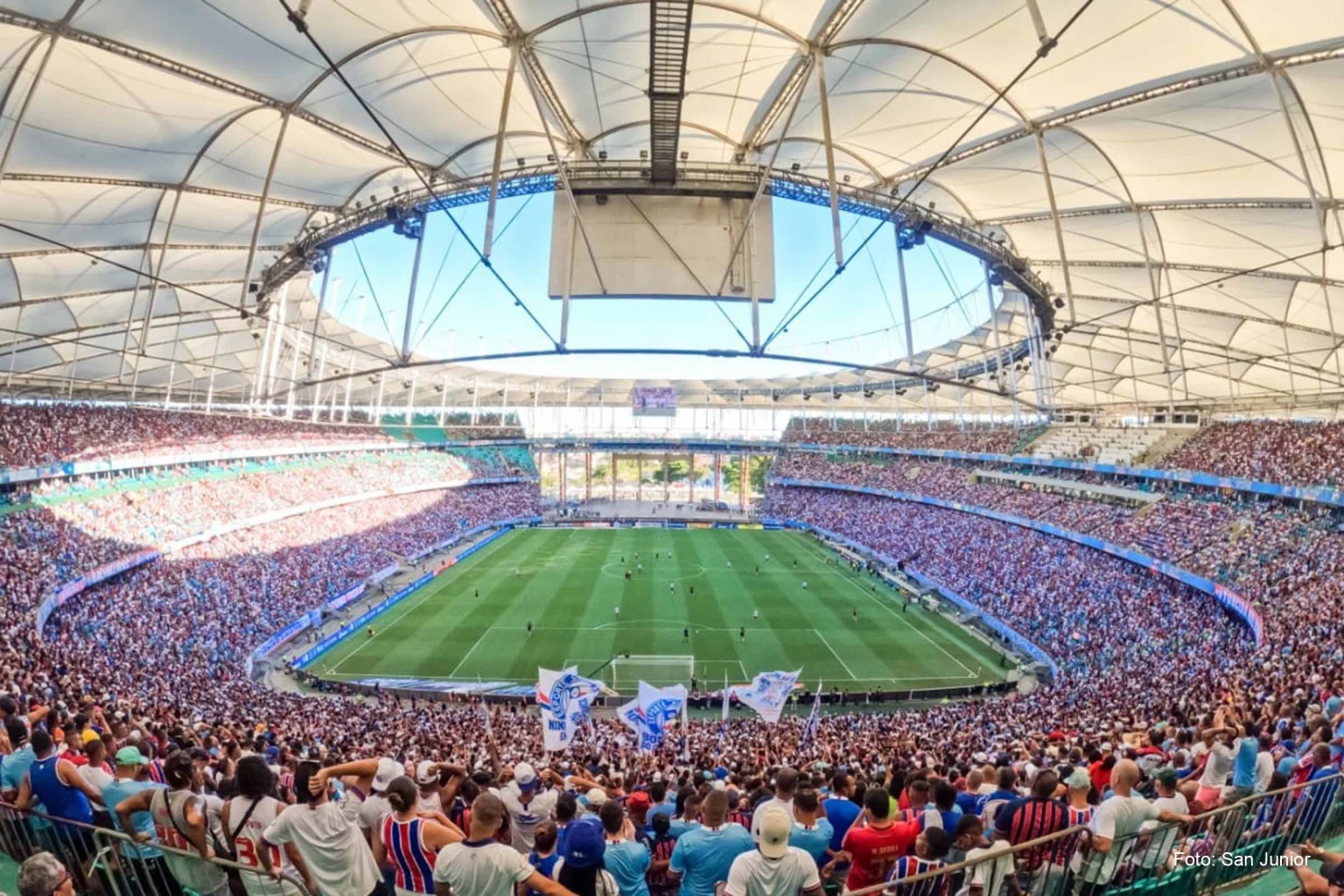 Estadio. Bahia contra Gremio