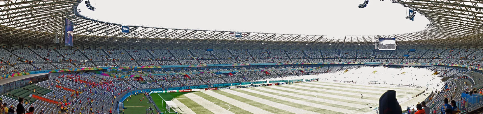 Estadio. Cruzeiro contra Barcelona SC