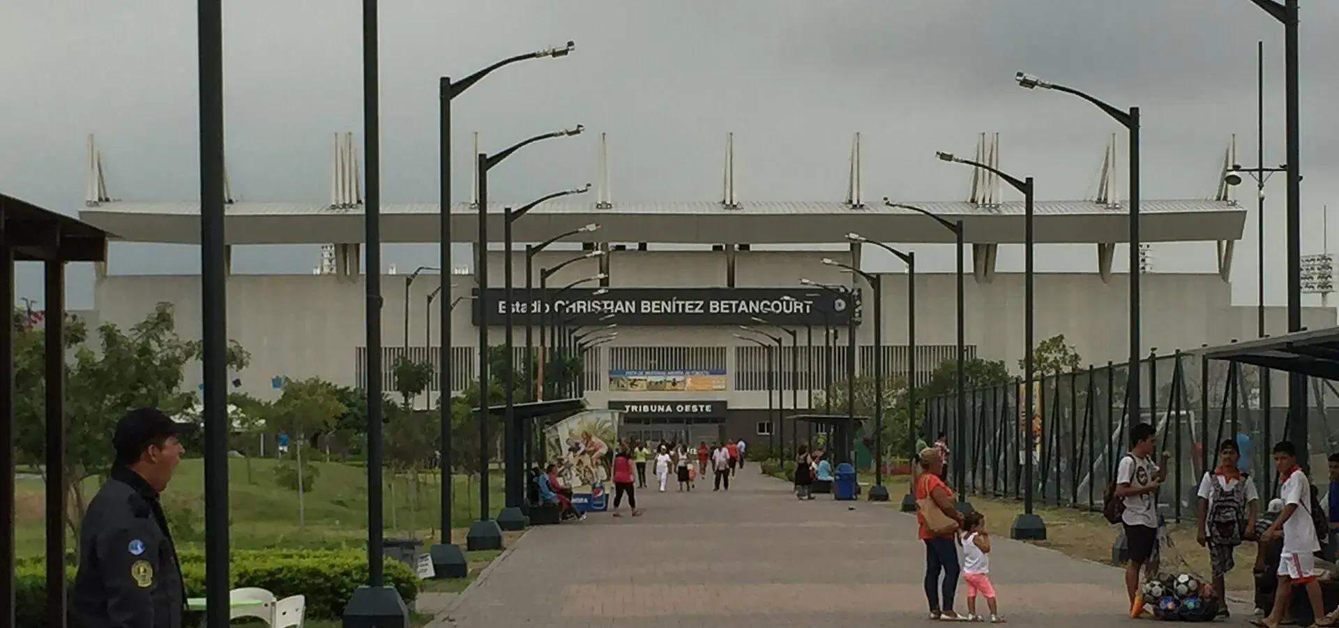 Estadio. Guayaquil City contra Independiente del Valle
