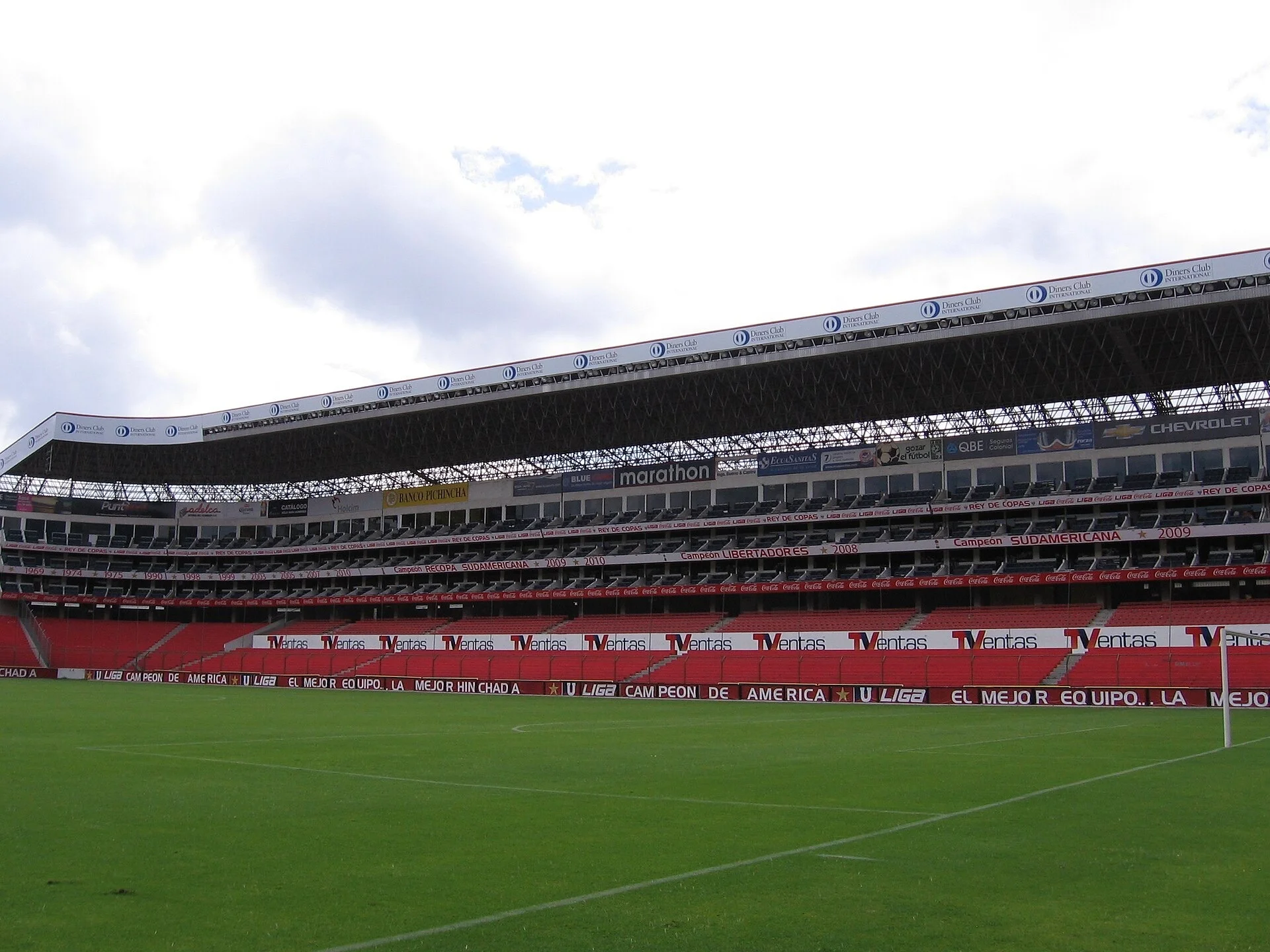 Estadio. LDU Quito contra Always Ready