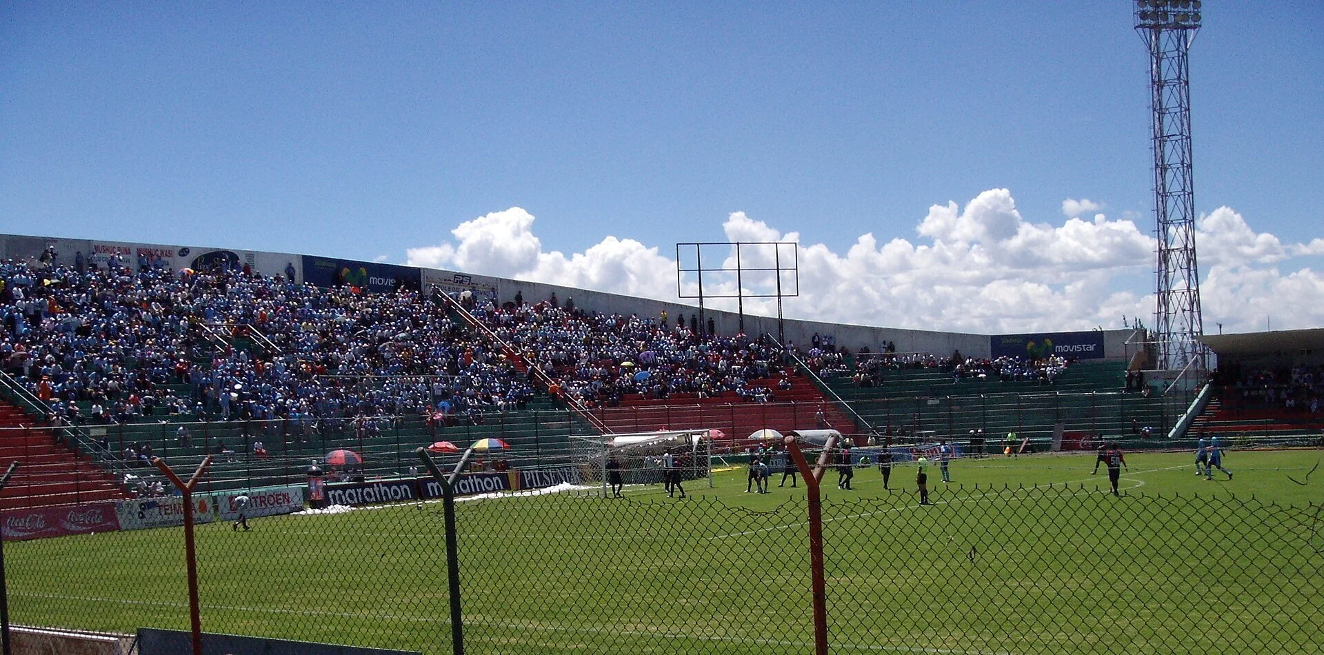 Estadio. Mushuc Runa contra Aucas