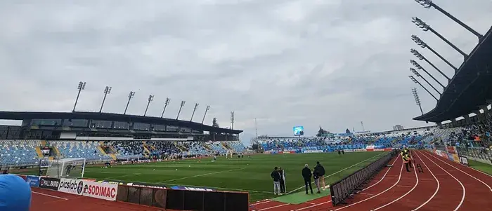 Estadio. O’Higgins contra Sao Paul