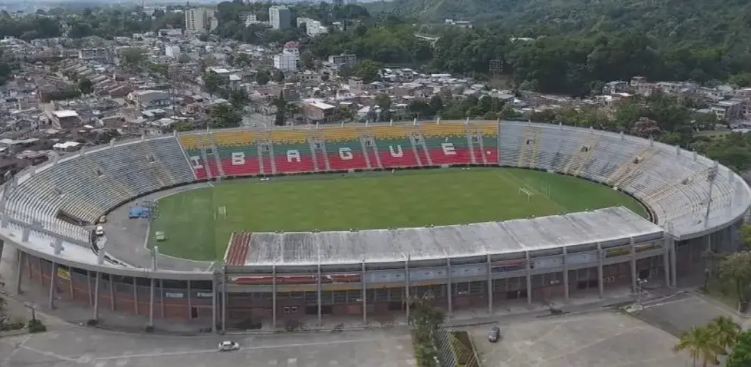 Estadio. Tolima contra Deportivo Pasto