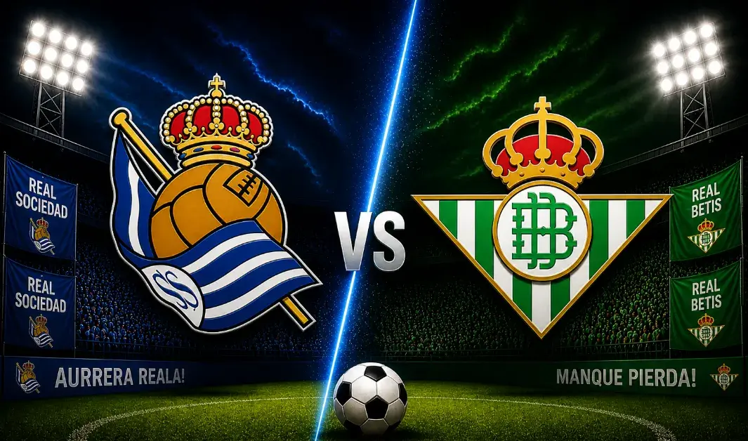 Real Sociedad contra Real Betis