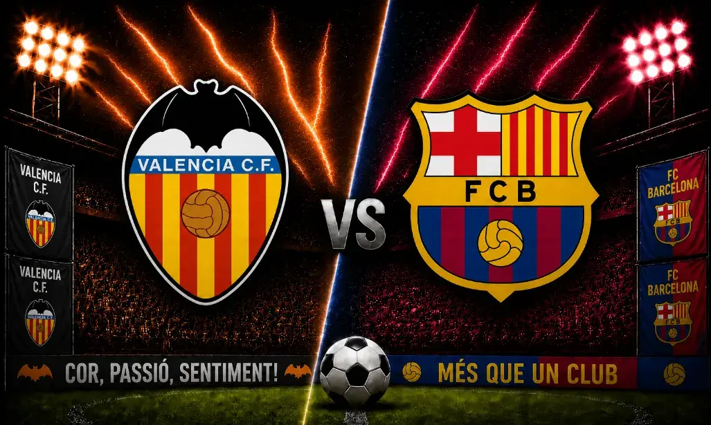Valencia contra Barcelona