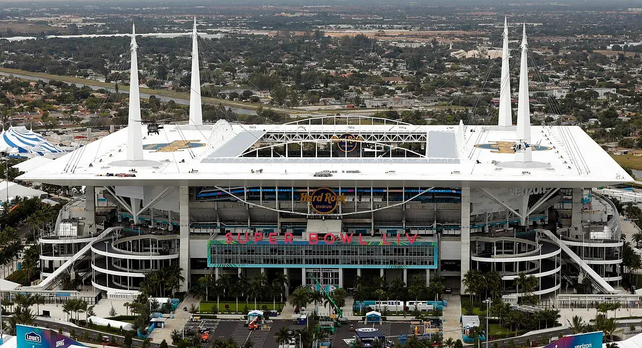 Hard Rock Stadium. Arabia Saudita contra Uruguay