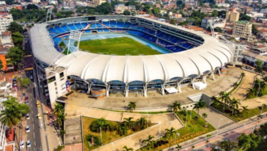 América de Cali contra Independiente de Medellín de Barranquilla, juegan en el Estadio Olímpico Pascual Guerrero