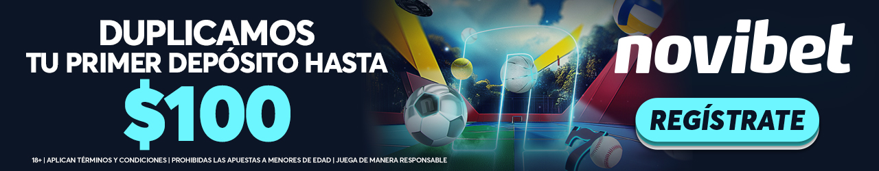 Novibet: Duplicamos tu 1er depósito hasta $5,000. Regístrate.
