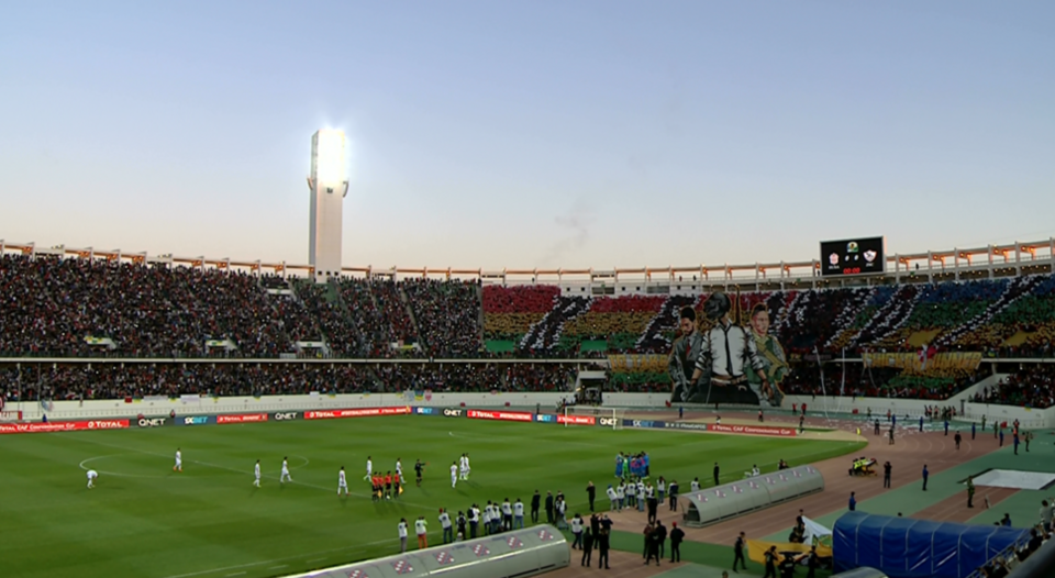 Estadio. Egipto contra Benín