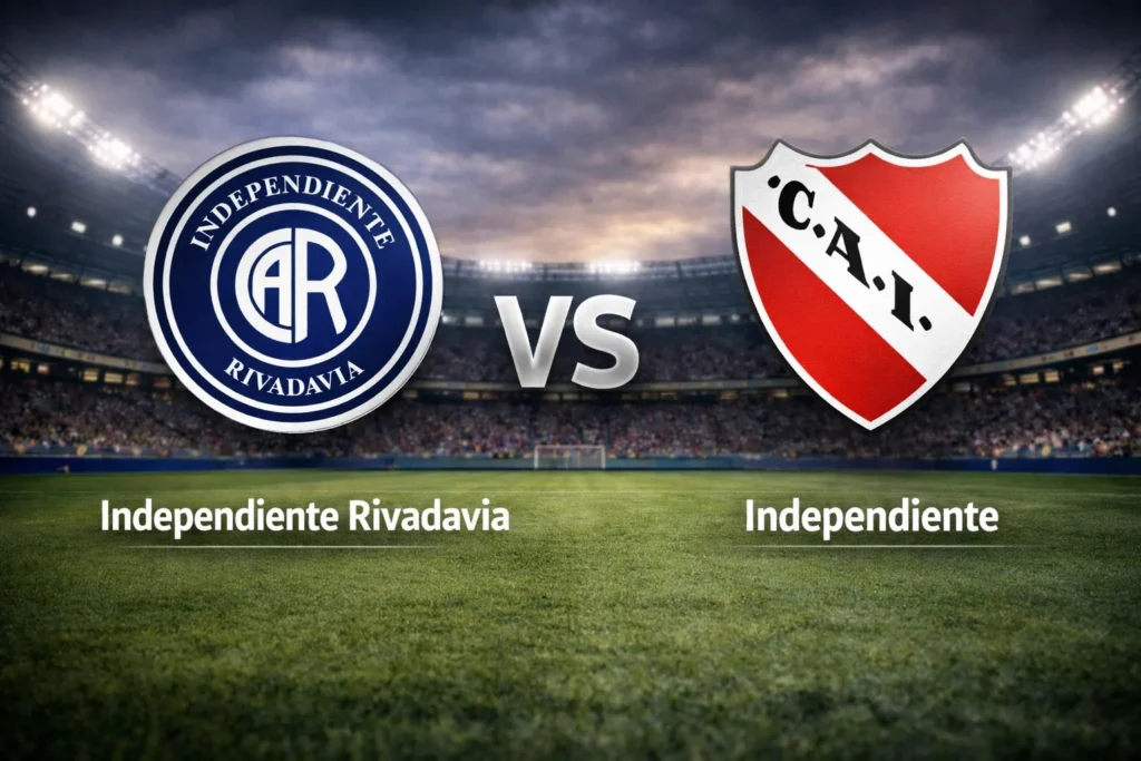 Independiente Rivadavia contra Independiente –Liga Profesional Apertura 2026– 19 de Febrero (19:30 hora local)
