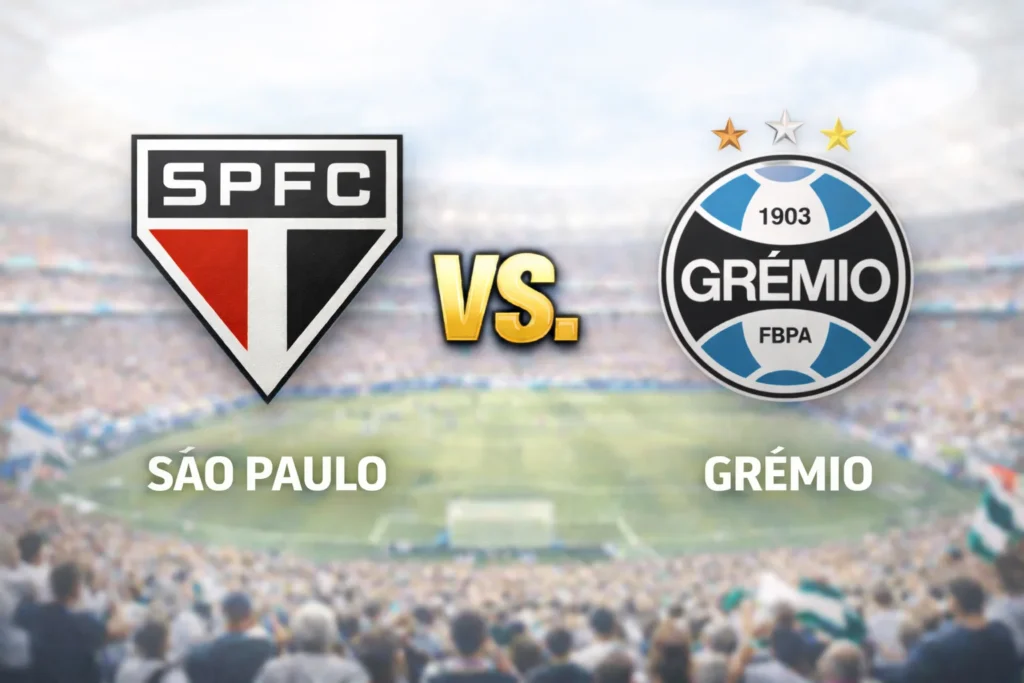 São Paulo contra Grêmio –Liga Brasil 2026– 11 de Febrero