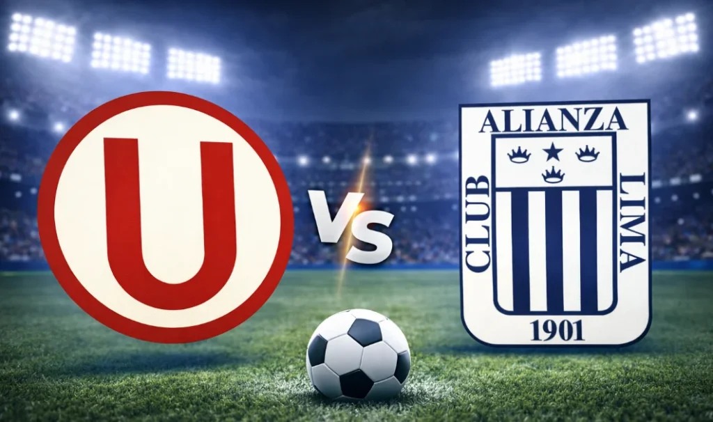 Escudos U - Alianza Lima - Universitario contra Alianza Lima - Liga 1 Perú - 4 de abril de 2026, 21:00 horas