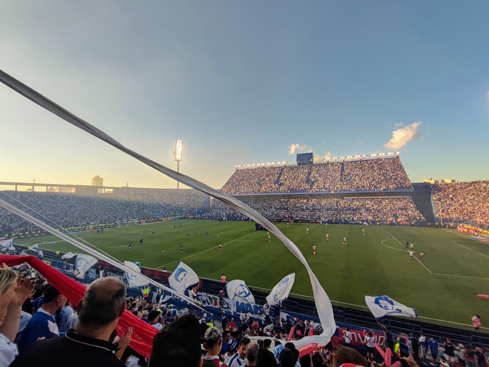 Estadio. Vélez Sarsfield contra Lanús