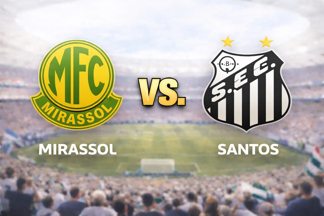 Mirassol contra Santos