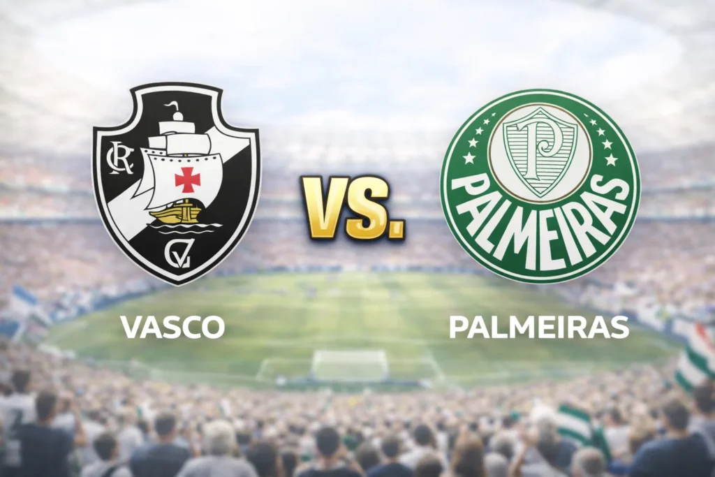 Estadio Sao Januario - Vasco da Gama contra Palmeiras –Liga Brasil 2026– 12 de Marzo (19:30 hora local)