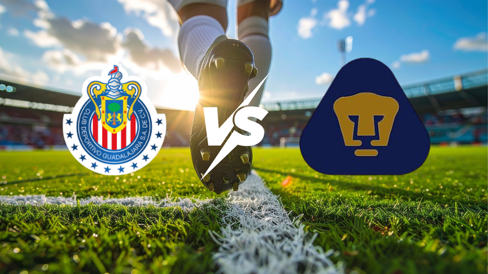 Guadalajara vs Pumas juegan el 5 de abril por la Liga MX.