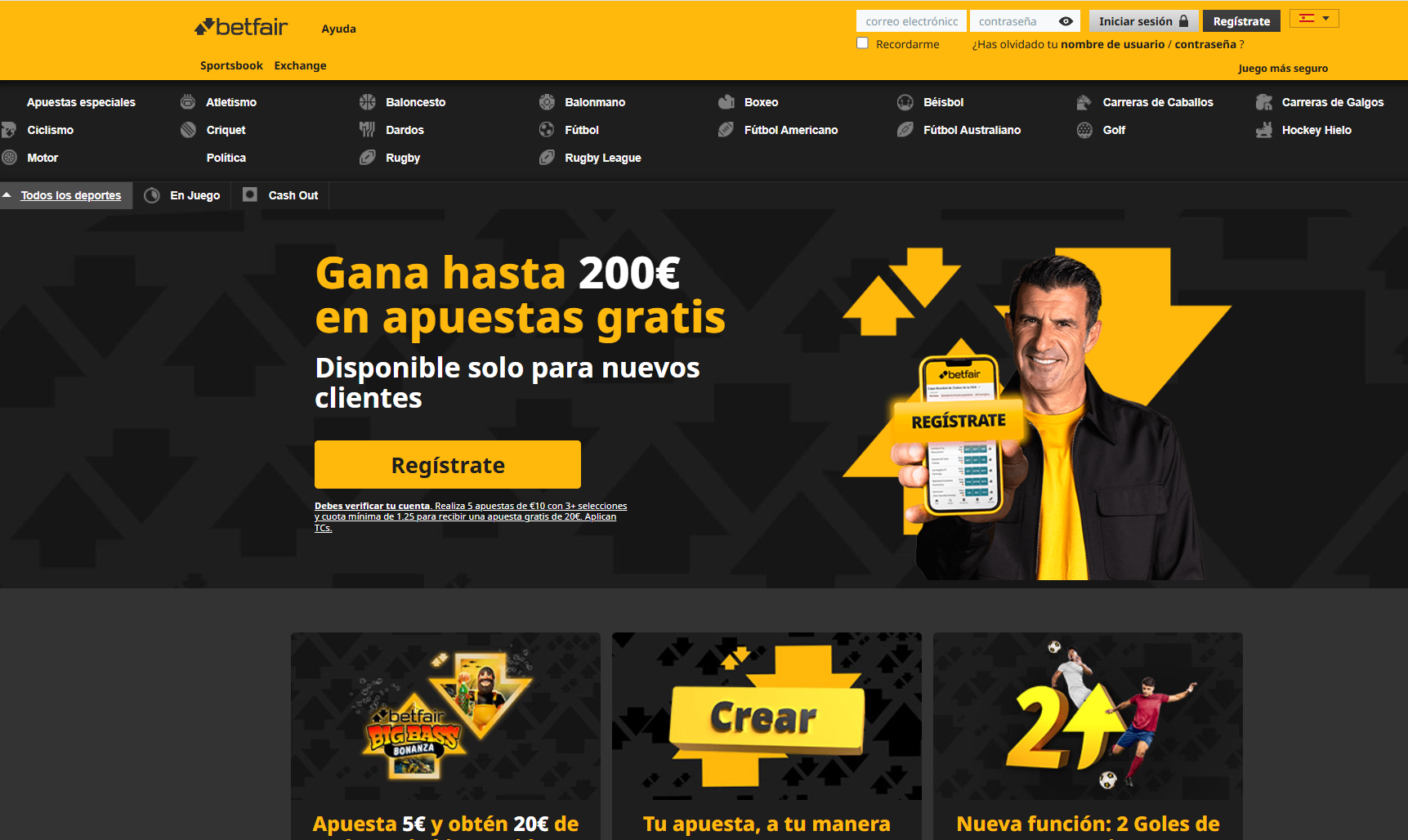 Betfair: La única Casa de Apuestas con Exchange