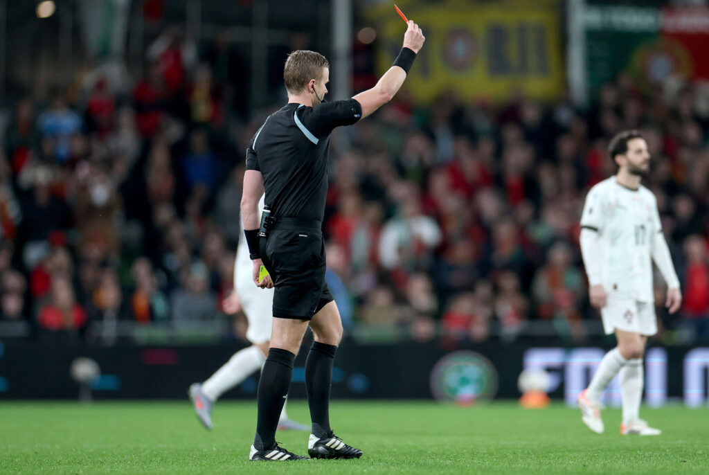 Cristiano Ronaldo red card