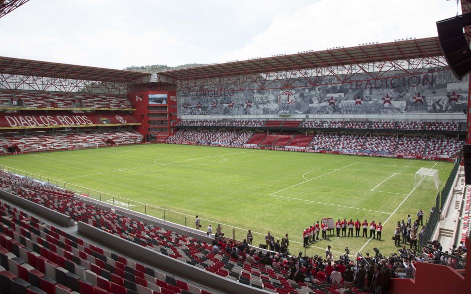 Estadio Nemesio Diez donde se disputará el duelo entre Toluca contra Juárez