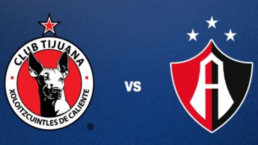 Tijuana contra Atlas - Torneo Liga MX México Primera División - Viernes 7 de noviembre 2025