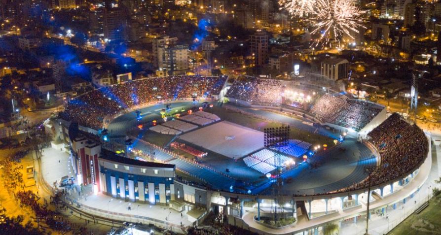Estadio Felix Capriles en donde jugarán Universitario de Vinto contra Independiente Petrolero