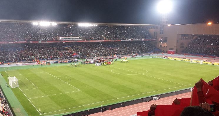 Estadio de Marrakech donde se enfrentan Costa de Marfil contra Camerún el domingo 28 de diciembre